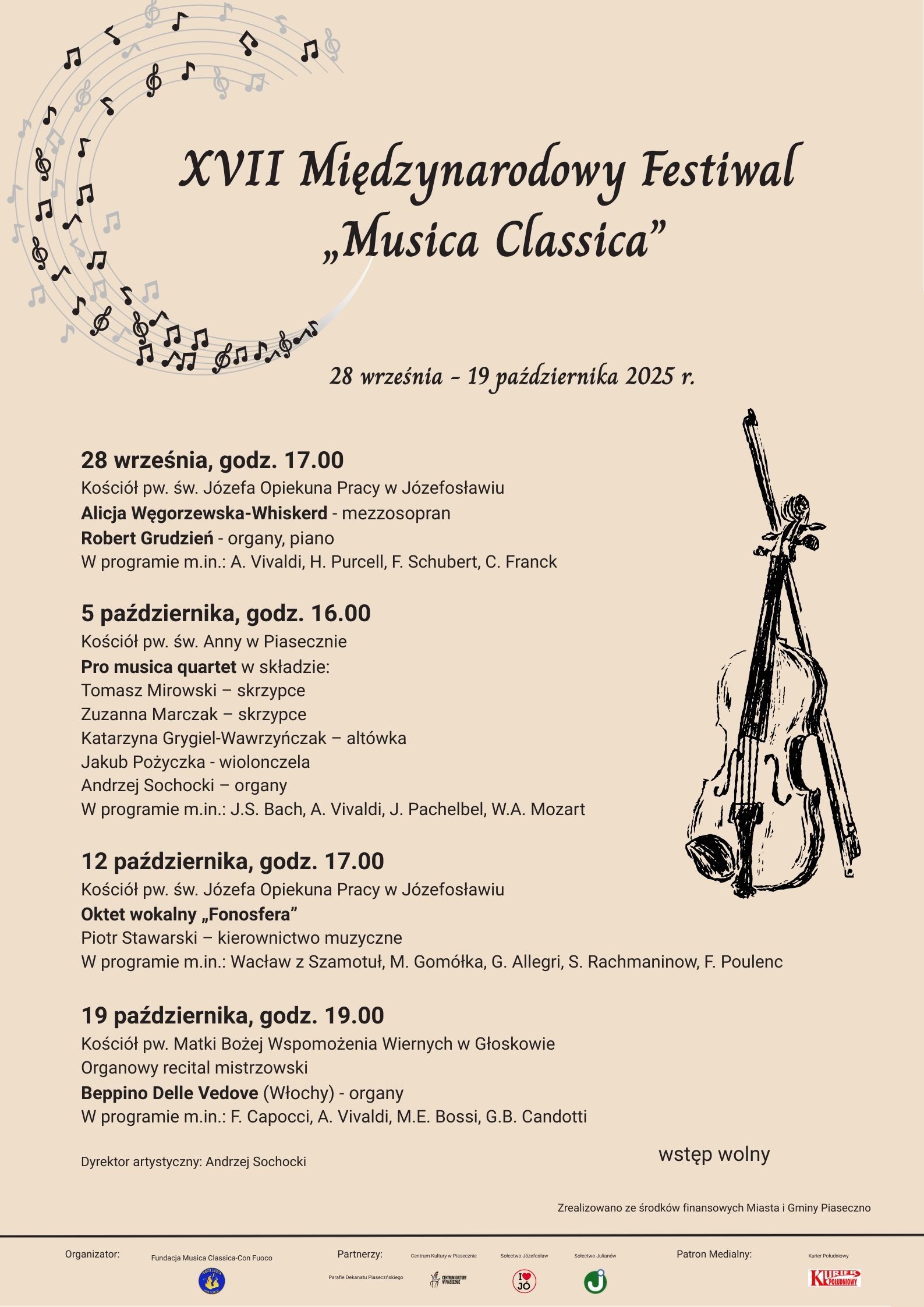 Zapraszamy na Organowy recital mistrzowski